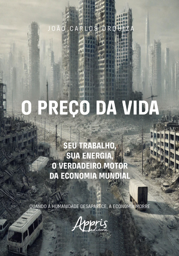 Capa do livro O Preço da Vida, de João Carlos Orquiza, obra participante do Prêmio Jabuti Acadêmico 2026 — Categoria Economia